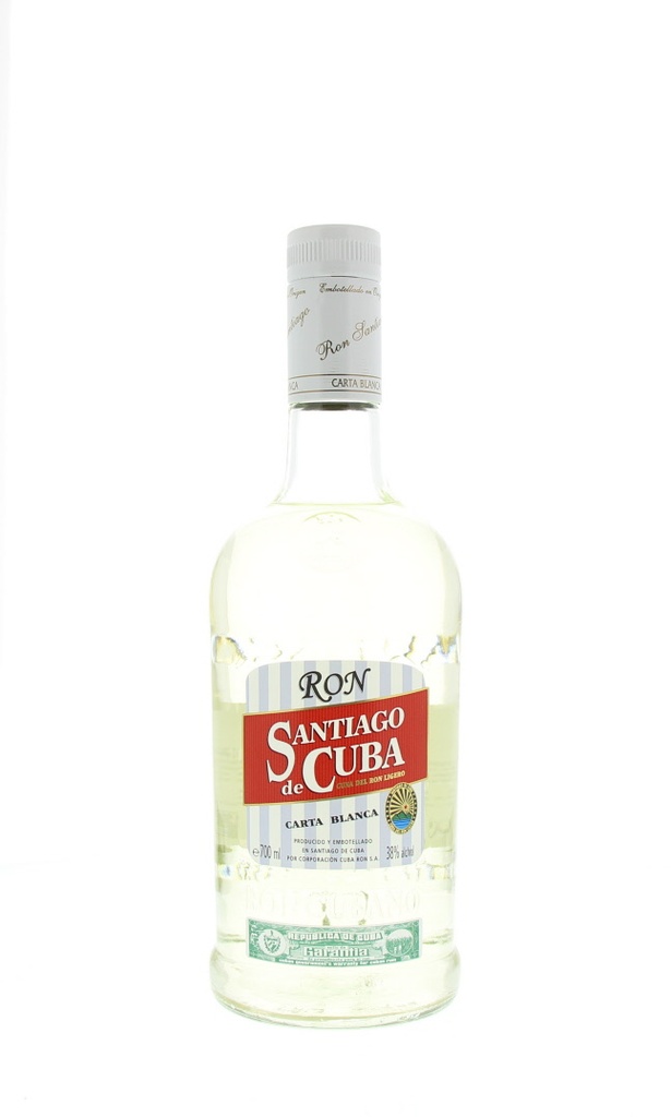 Santiago de Cuba Carta Blanca 70cl 38º (R) x6