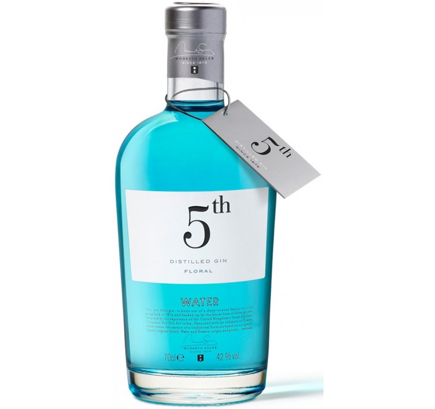 5Th Water Blue 70cl 42º (R) x4