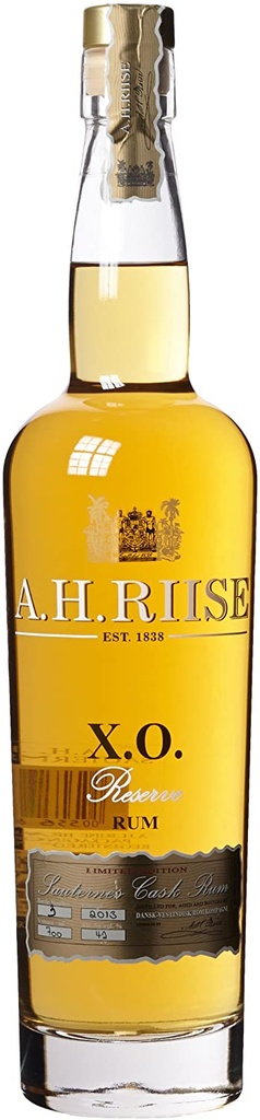 A.H. Riise XO Reserve Sauternes Cask 70cl 42º (R) x6