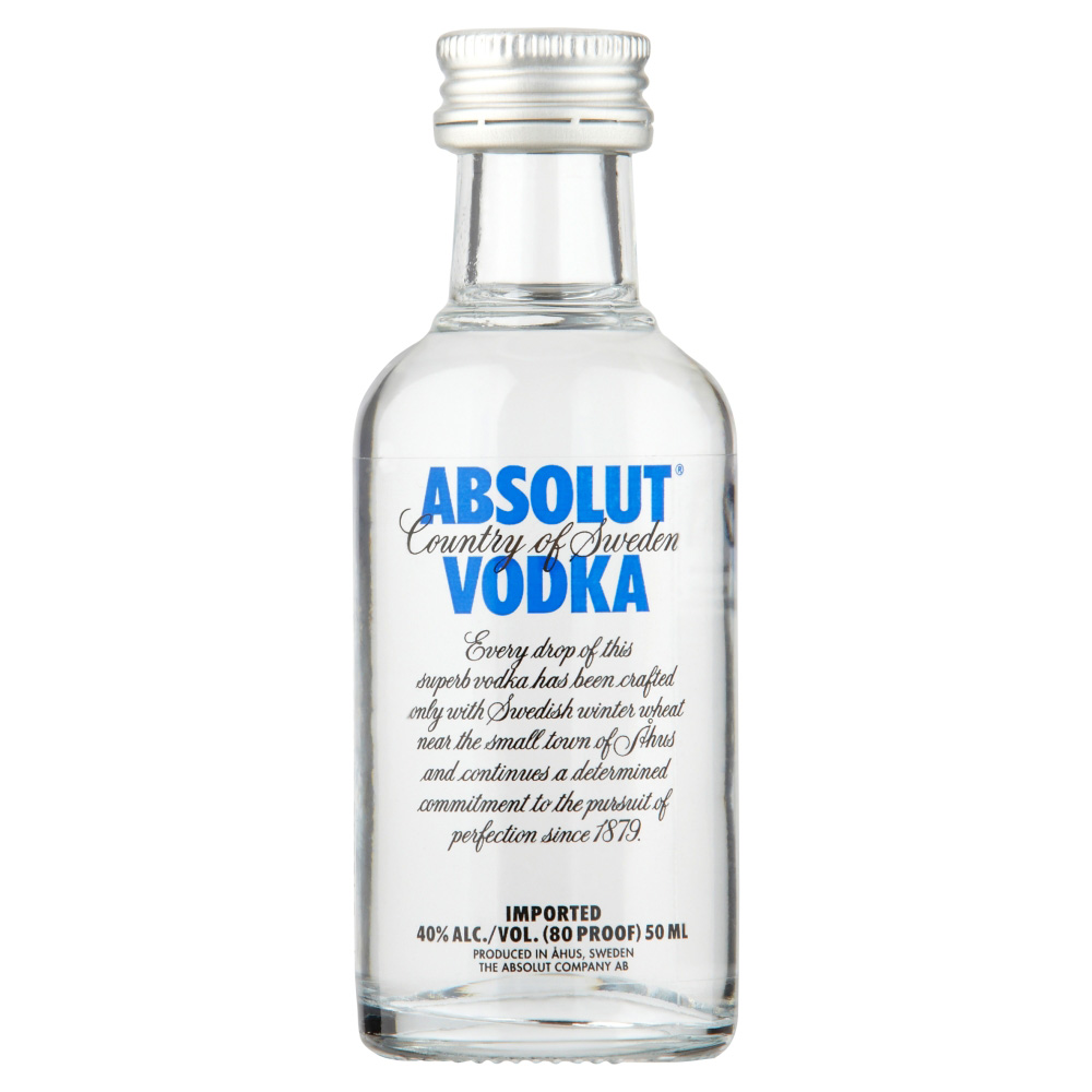 Absolut Blue 5cl 40º PET x192