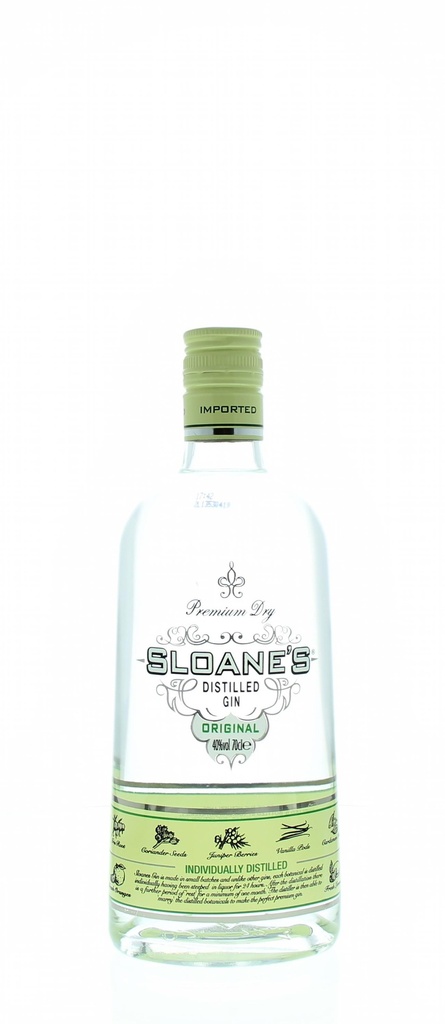 Sloane's Premium Dry 70cl 40º (R) x6