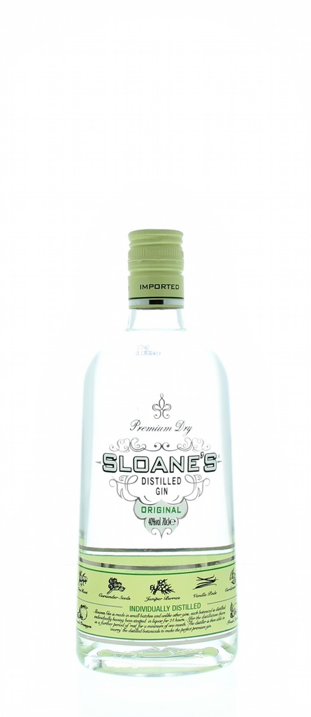Sloane's Premium Dry Gin 70cl 40º (R) x6