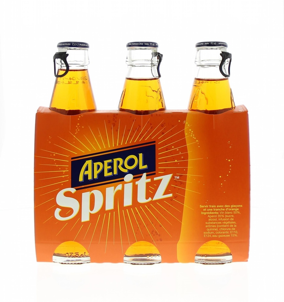 Aperol Spritz 3 X 17,5cl  52cl 9º (R) x8