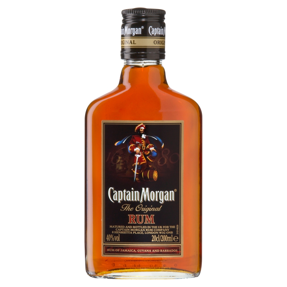 Captain Morgan Black 20cl 40º (R) x48