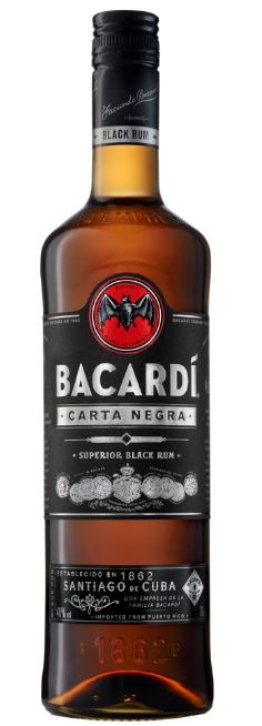 Bacardi Carta Negra 70cl 37,5º (R) x6