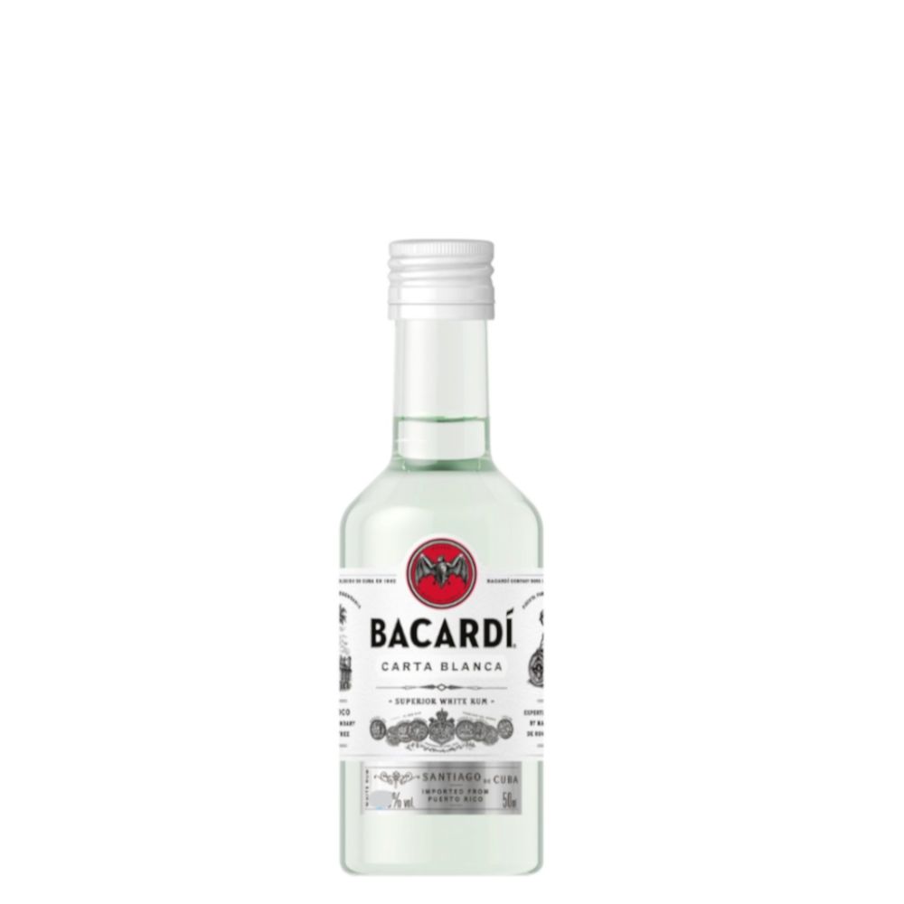 Bacardi Carta Blanca 5cl 40º PET x120