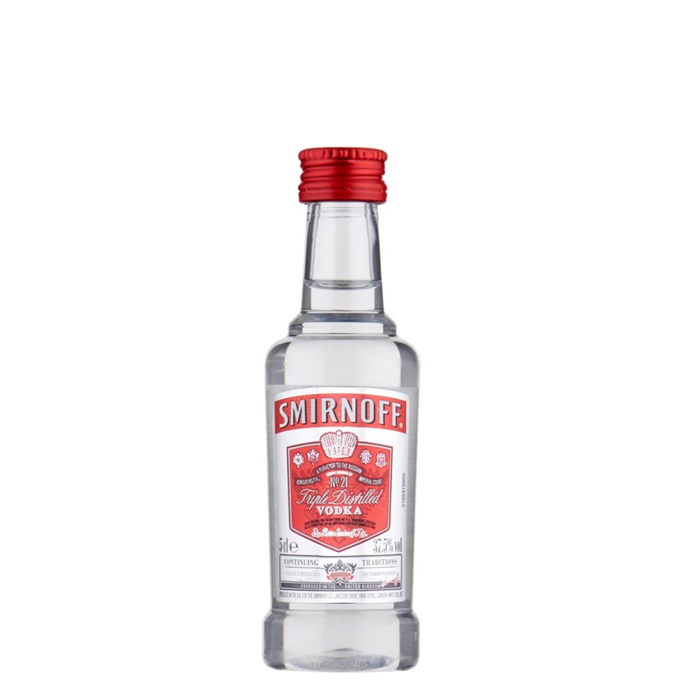 Smirnoff Red 5cl 37,5º PET x120