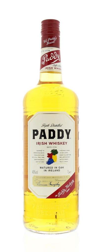 Paddy Old Irish Whiskey 100cl 40º (R) x12