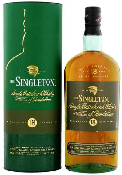 The Singleton of Glendullan 18Y 100cl 40º (R) x6