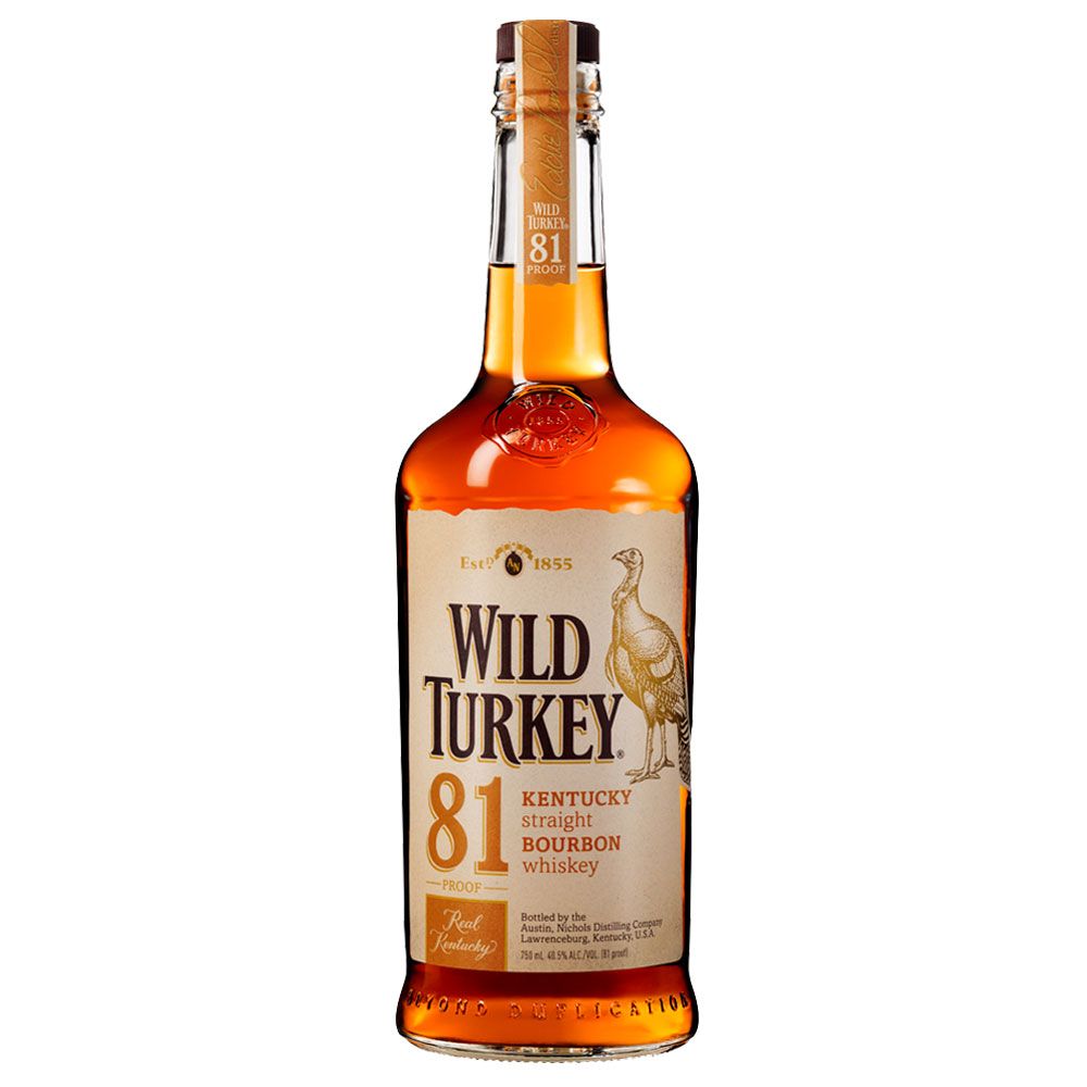 Wild Turkey 81 Proof 100cl 40,5º (R) x12