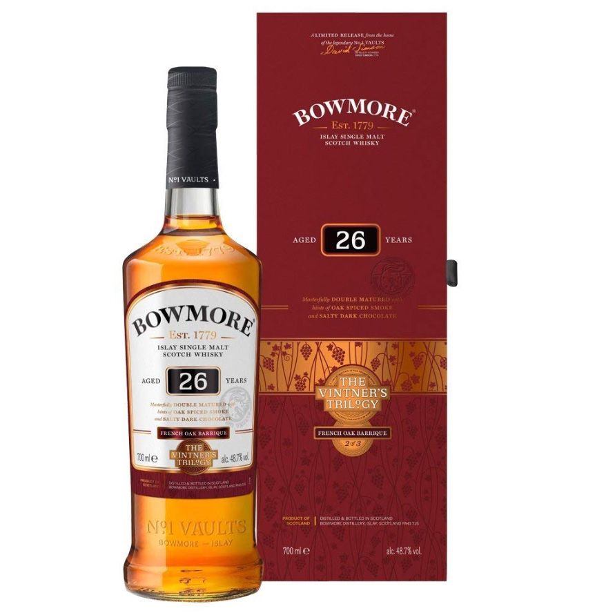 Bowmore 26 YO Vintners Trilogy 70cl 48,7º (R) GBX x6