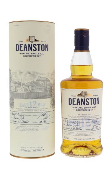 Deanston 12 YO Unchillfiltered 70cl 46,3º (R) GBX x6