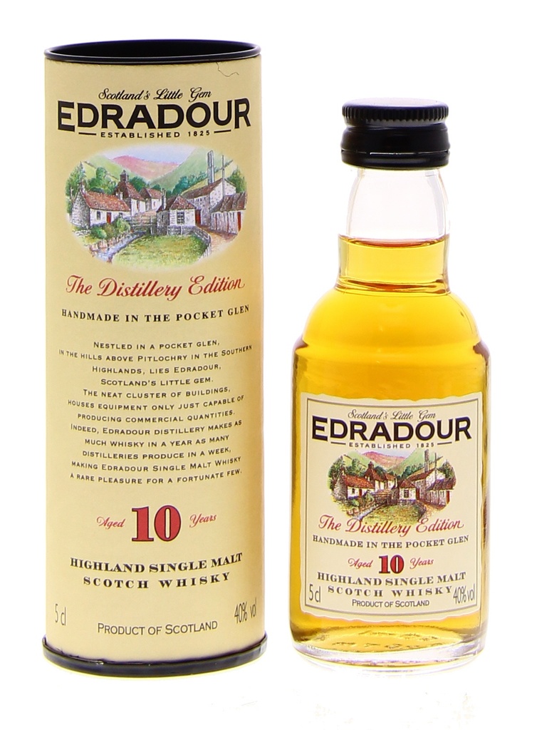 Edradour 10 YO 5cl 40º (R) GBX x12