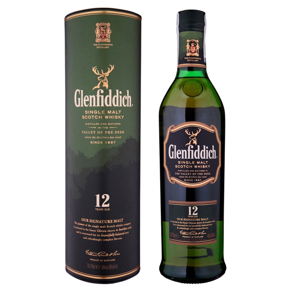 Glenfiddich 12 YO 70cl 40º (R) x12
