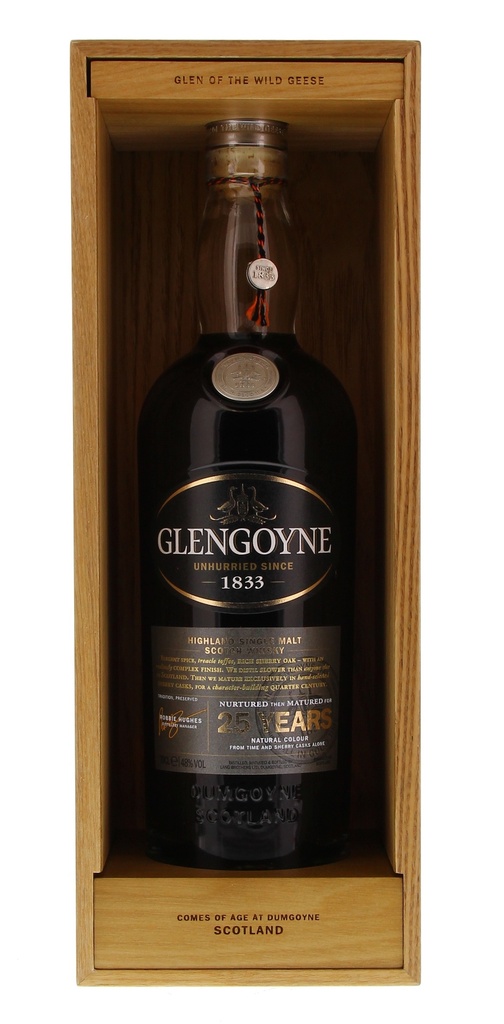 Glengoyne 25 YO 70cl 48º (R) GBX x4