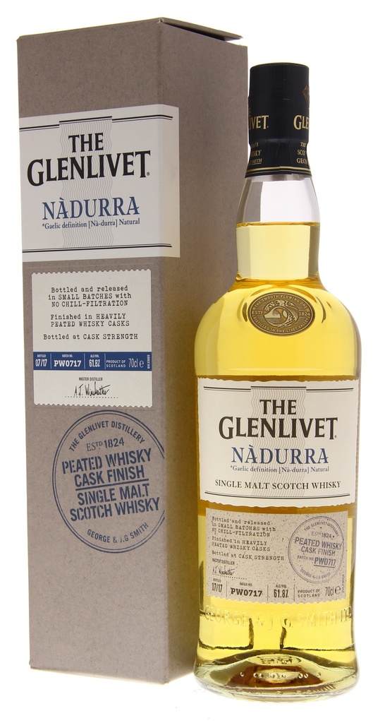 Glenlivet Nadurra Peated 70cl 61,8º (R) GBX x6