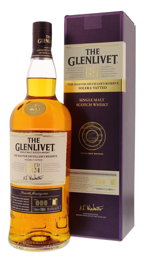 Glenlivet Master Distiller's Reserve Solera Vatted 100cl 40º (R) GBX x6