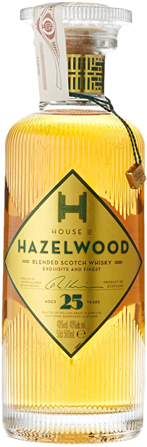 Grants Hazelwood 25 YO 50cl 40º (R) x12