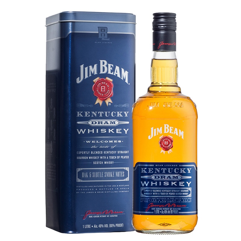 Jim Beam Kentucky Dram 100cl 40º (R) x6