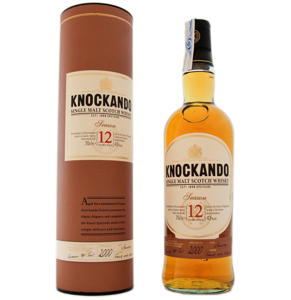 Knockando 12 YO 70cl 43º (R) GBX x6