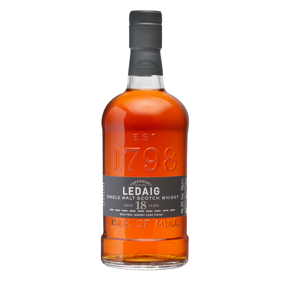 Ledaig 18 YO 70cl 46,3º (R) GBX x6