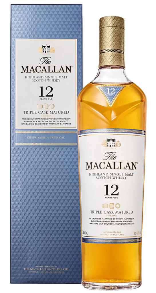 Macallan 12 YO Triple Cask 70cl 40º (R) x12