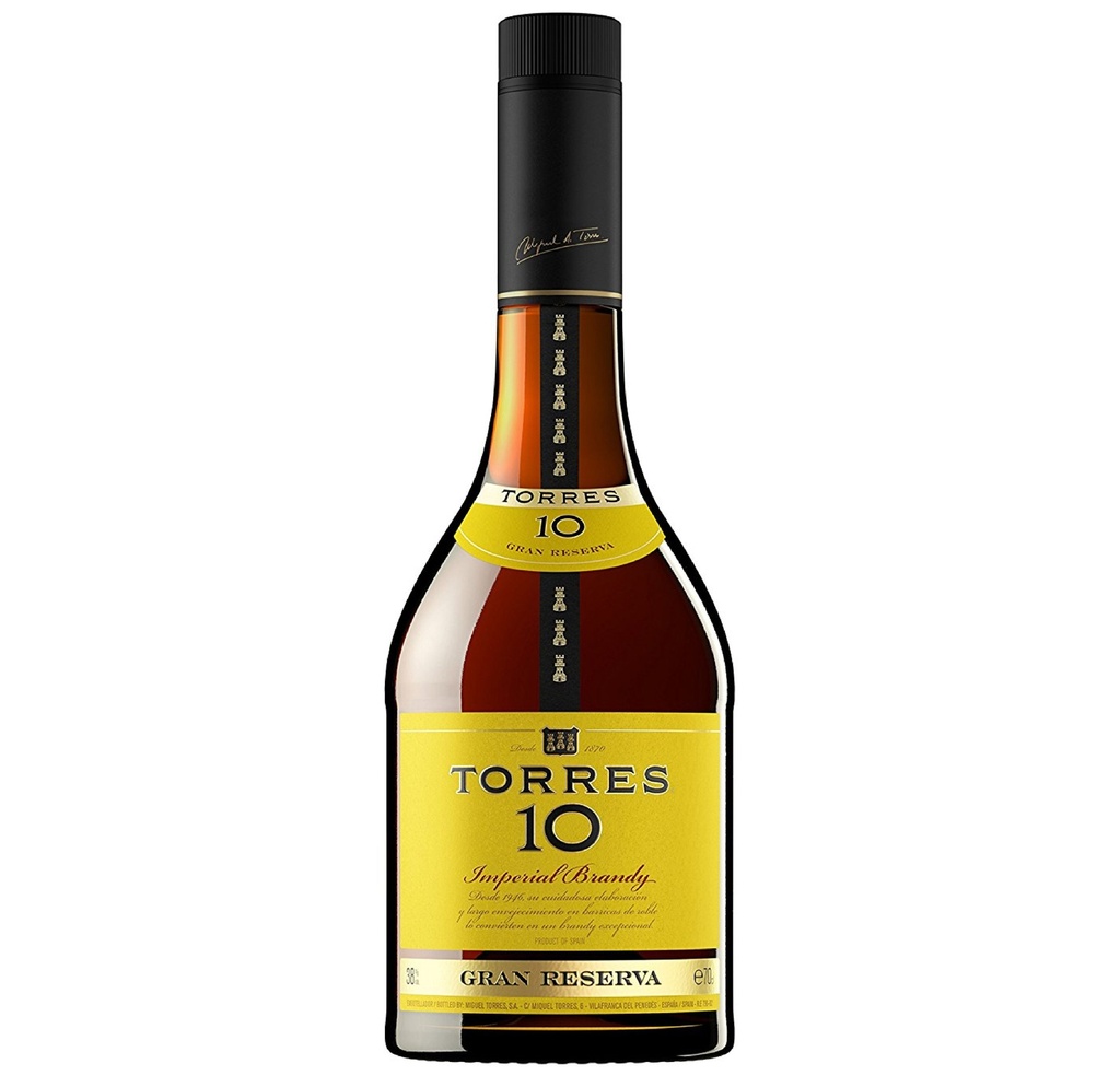 Torres 10 YO 70cl 38º (NR) x6