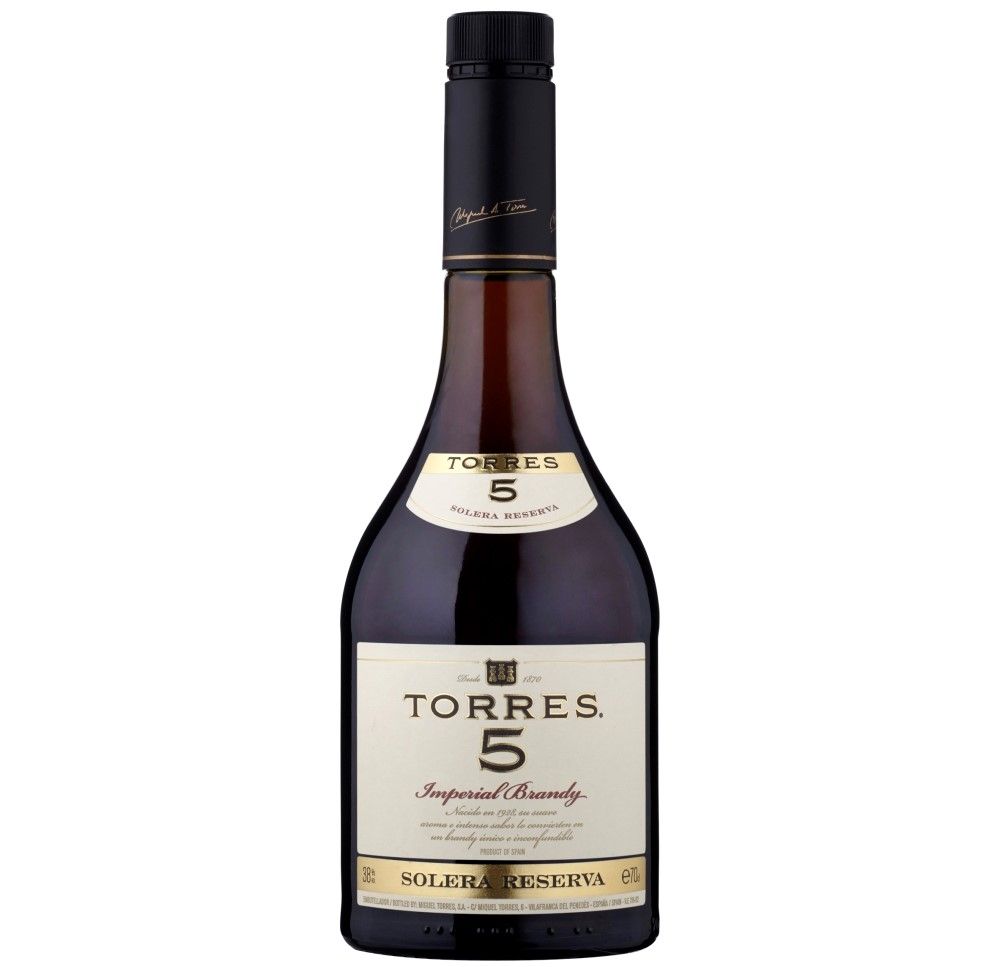 Torres 5 YO 70cl 38º (NR) x6