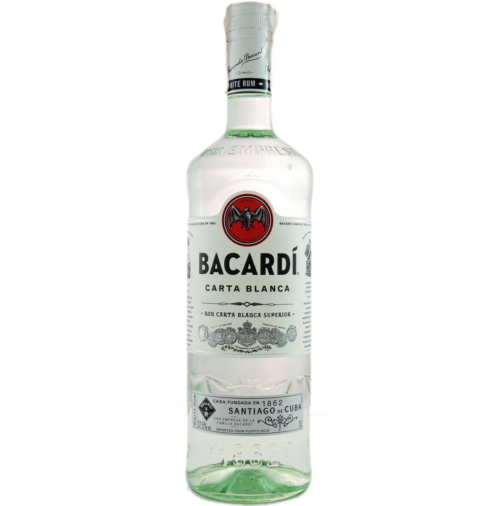 Bacardi 100cl 37,5º (NR) x6