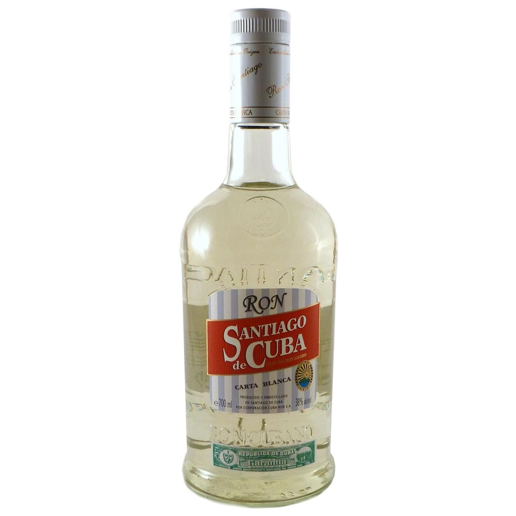 Santiago de Cuba Carta Blanca 70cl 38º (R) x12