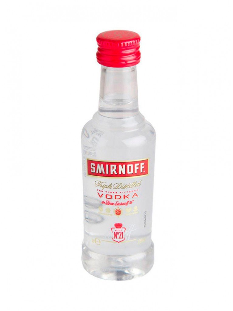 Smirnoff Red 5cl 38º PET x120