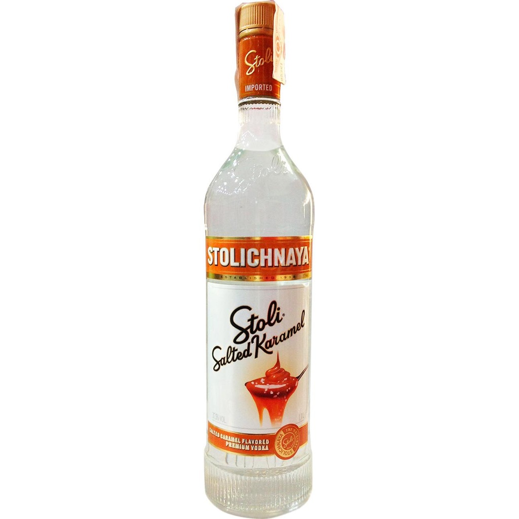 Stolichnaya Salted Karamel 100cl 37,5º (R) x12
