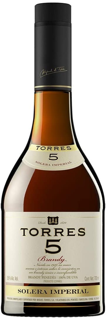 Torres 5 70cl 38º (R) x6