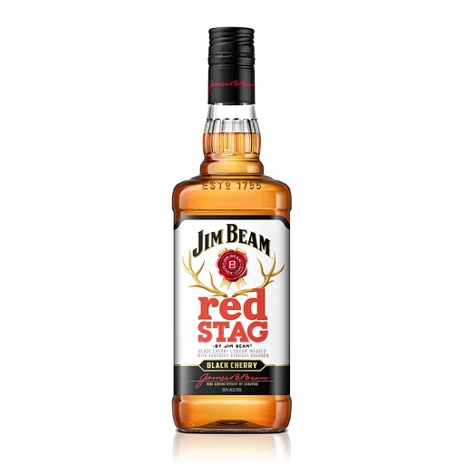 [WB856.12] Jim Beam Red Stag Black Cherry 100cl 35º (R) x12