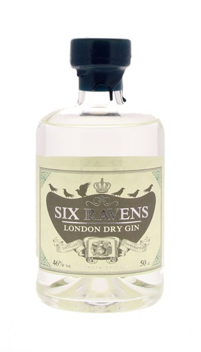 [G435.6] Six Ravens Gin 50cl 46º (R) x6