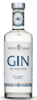 [G446.6] Triple 3 Three Gin Just Juniper Berry 50cl 43º (R) x6