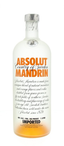 [V325.12] Absolut Mandrine 100cl 40º (R) x12