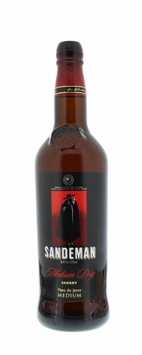 [W-18.6] Sandeman Medium Dry Sherry 75cl 15° (R) x6