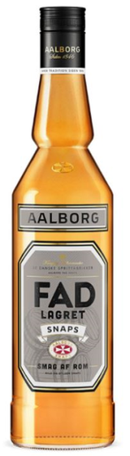 [L-35.6] Aalborg Fad Lagret Snaps 70cl 37,5° (R) x6