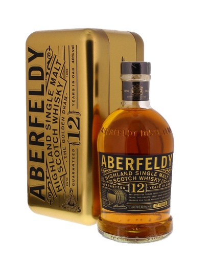 [WB-15.6] Aberfeldy 12 Years Gold Bar 70cl 40° (R) GBX x6