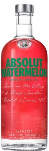 [V-7.12] Absolut Watermelon 100cl 38° (R) x12