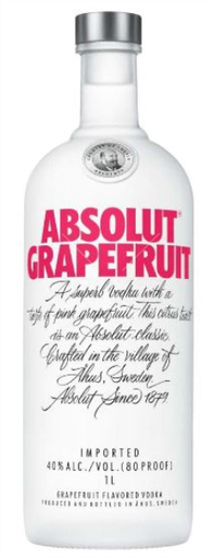 [V-8.12] Absolut Grapefruit 100cl 40° (R) x12
