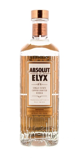 [V-9.6] Absolut Elyx 70cl 42,3° (New Bottle) (R) x6