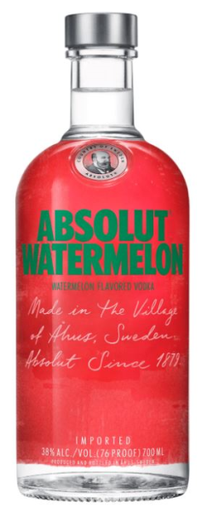 [V-12.6] Absolut Watermelon 70cl 38° (R) x6