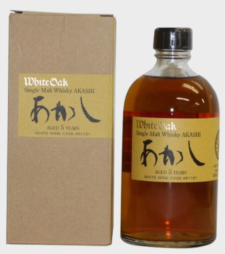 [WB-29.6] Akashi Single Malt 5 YO White Wine 50cl 50° (R) GBX x6