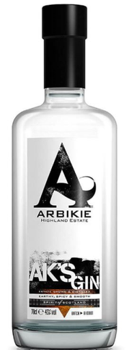 [G-24.6] Arbikie Ak's Gin 70cl 43° (NR) x6