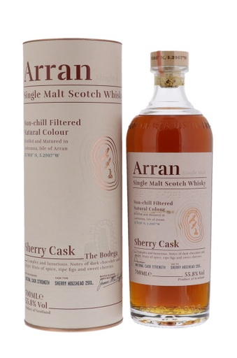 [WB-73.6] Arran Sherry Cask The Bodega 70cl 55,8° (R) GBX x6