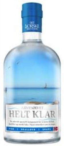 [L-79.6] Arvesolvet Helt Klar Aquavit 100cl 38° (R) x6