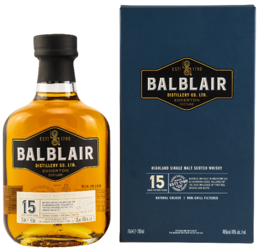 [WB-91.6] Balblair 15 YO 70cl 46° (R) GBX x6
