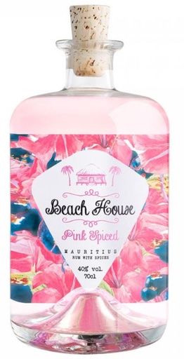 [R-107.6] Beach House Pink Spiced Rum Mauritius 70cl 40° (R) x6